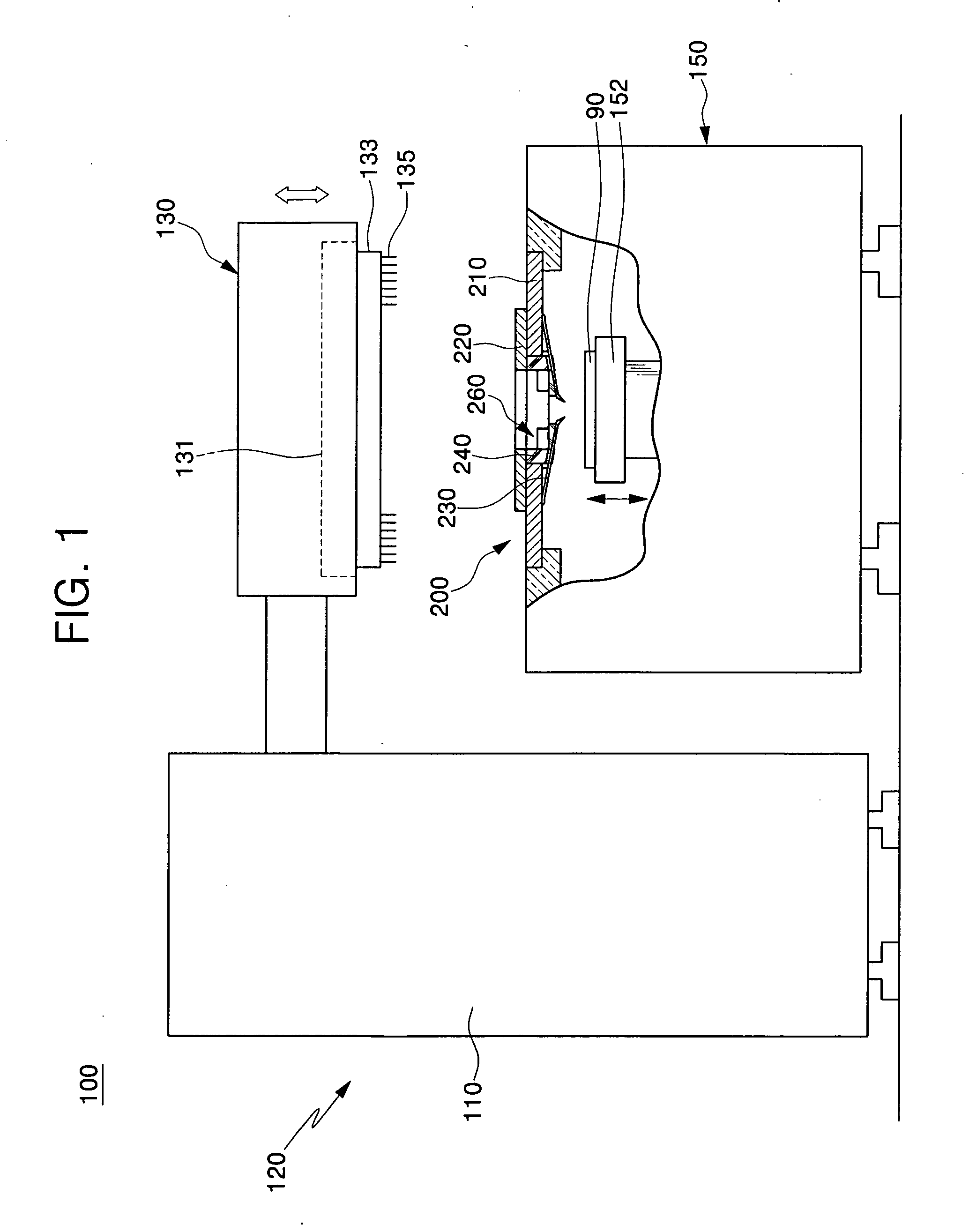 Probe card, test apparatus having the probe card, and test method using the test apparatus