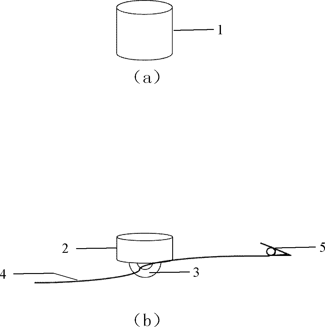 Magnetic auxiliary tensioning device for single-pore laparoscope