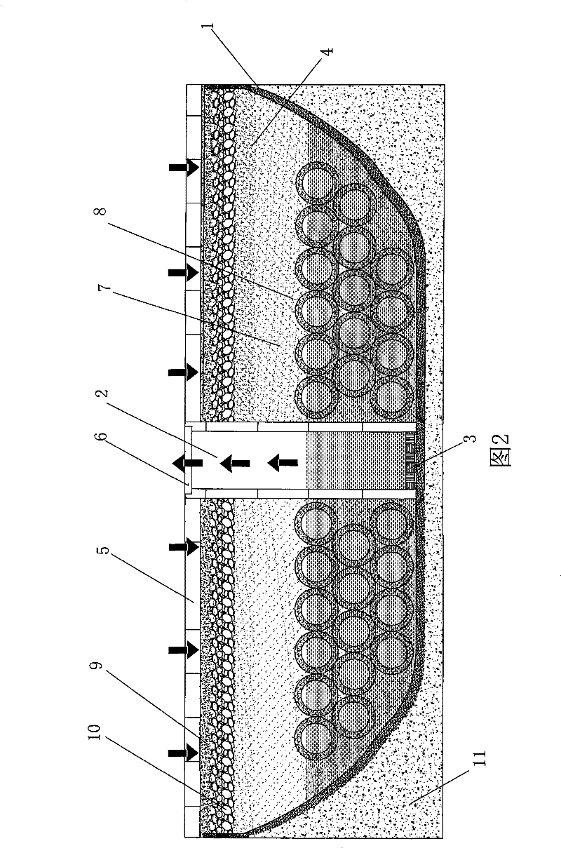 Multi-well water storage system