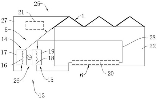 Greenhouse light and hot water integrated regulation and control device and method and greenhouse