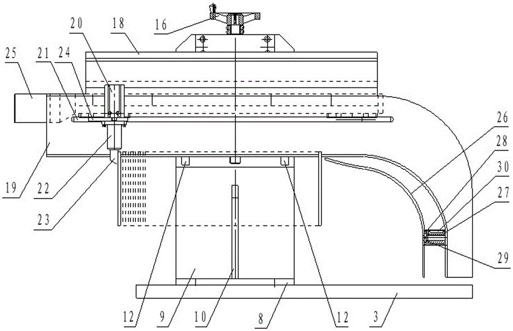 A kind of automatic piston ring trimming machine