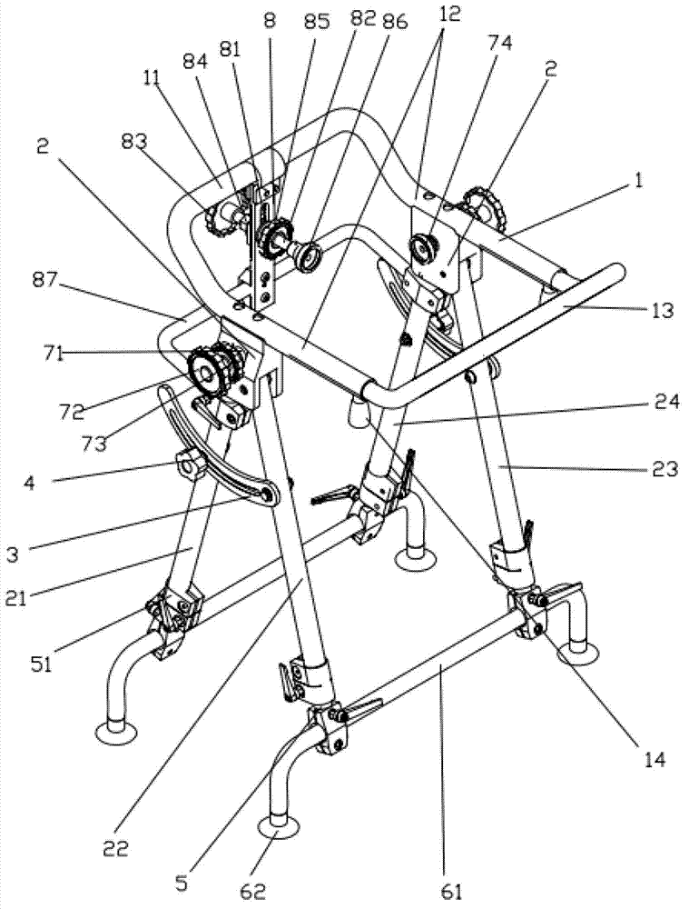 Pelvis deformity correcting device and orthopedic instrument