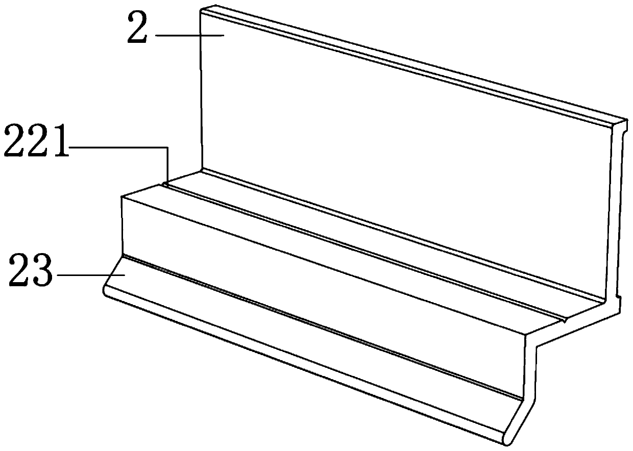 Dry hanging type wallboard installation structure