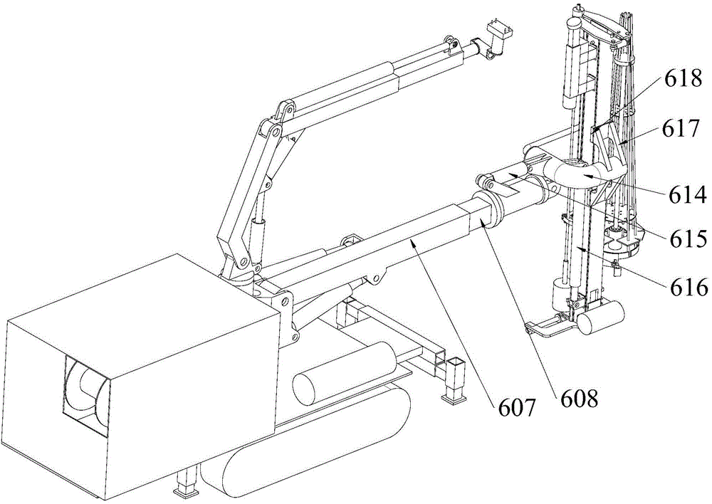 Fully automatic anchor rod drill carriage for coal mine