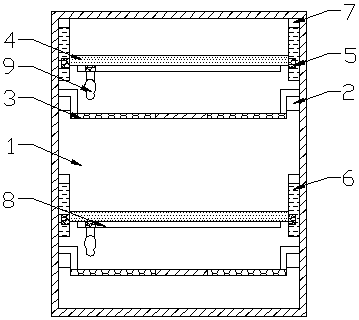 Air drying device for tea leaf processing