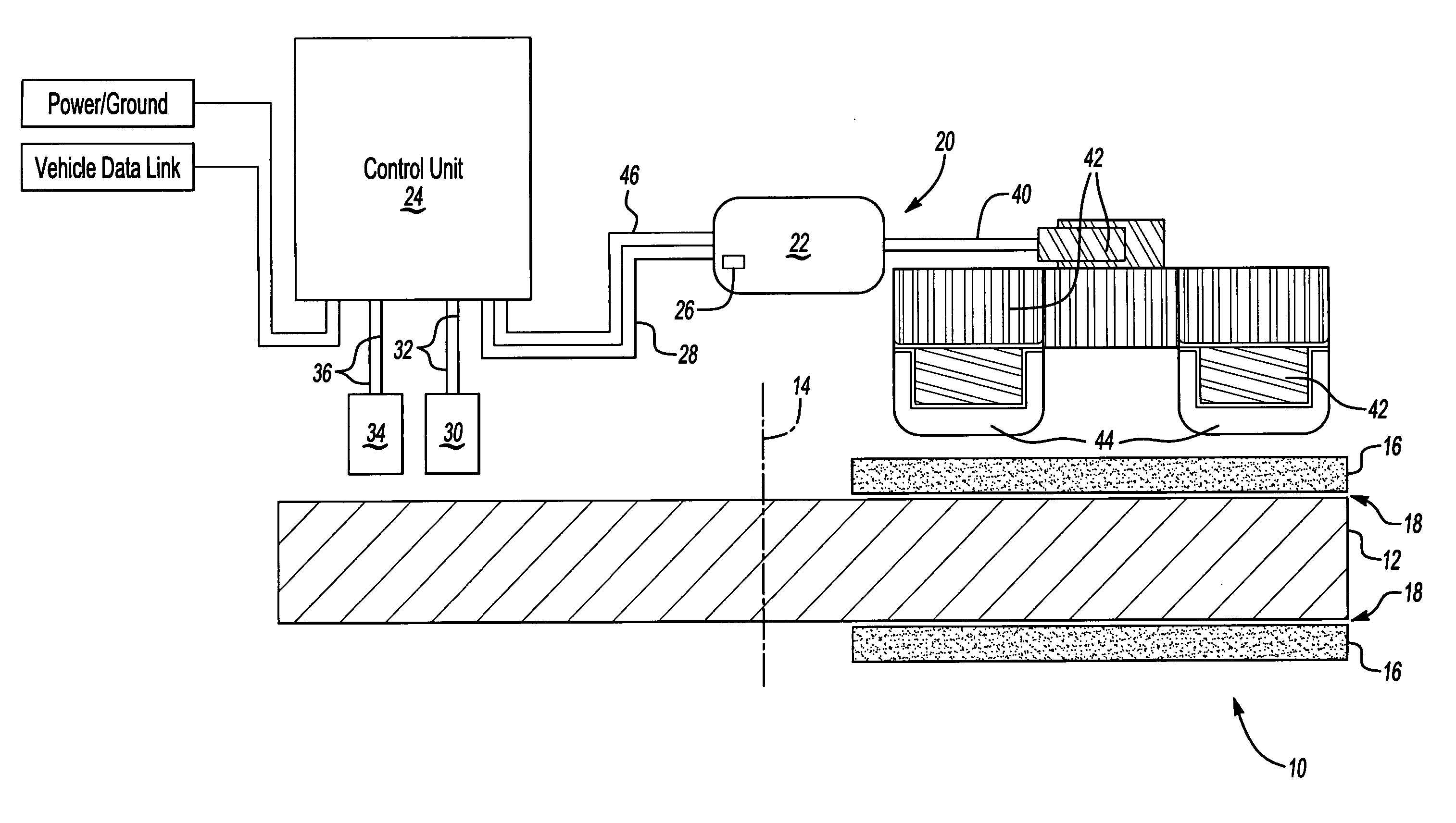 Temperature based clearance control for vehicle brake