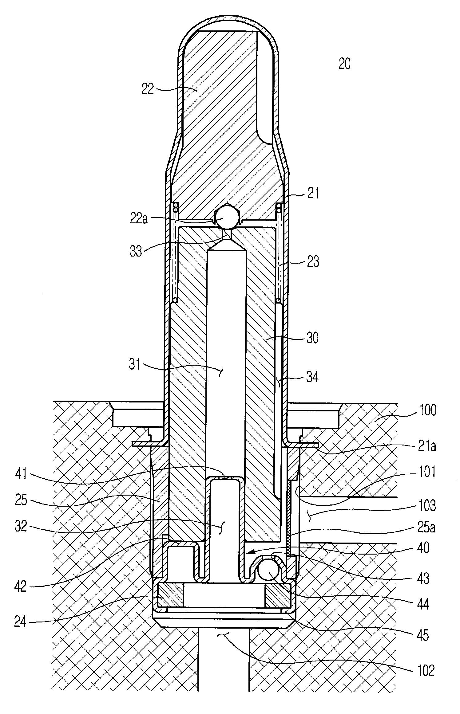 Solenoid valve for brake system