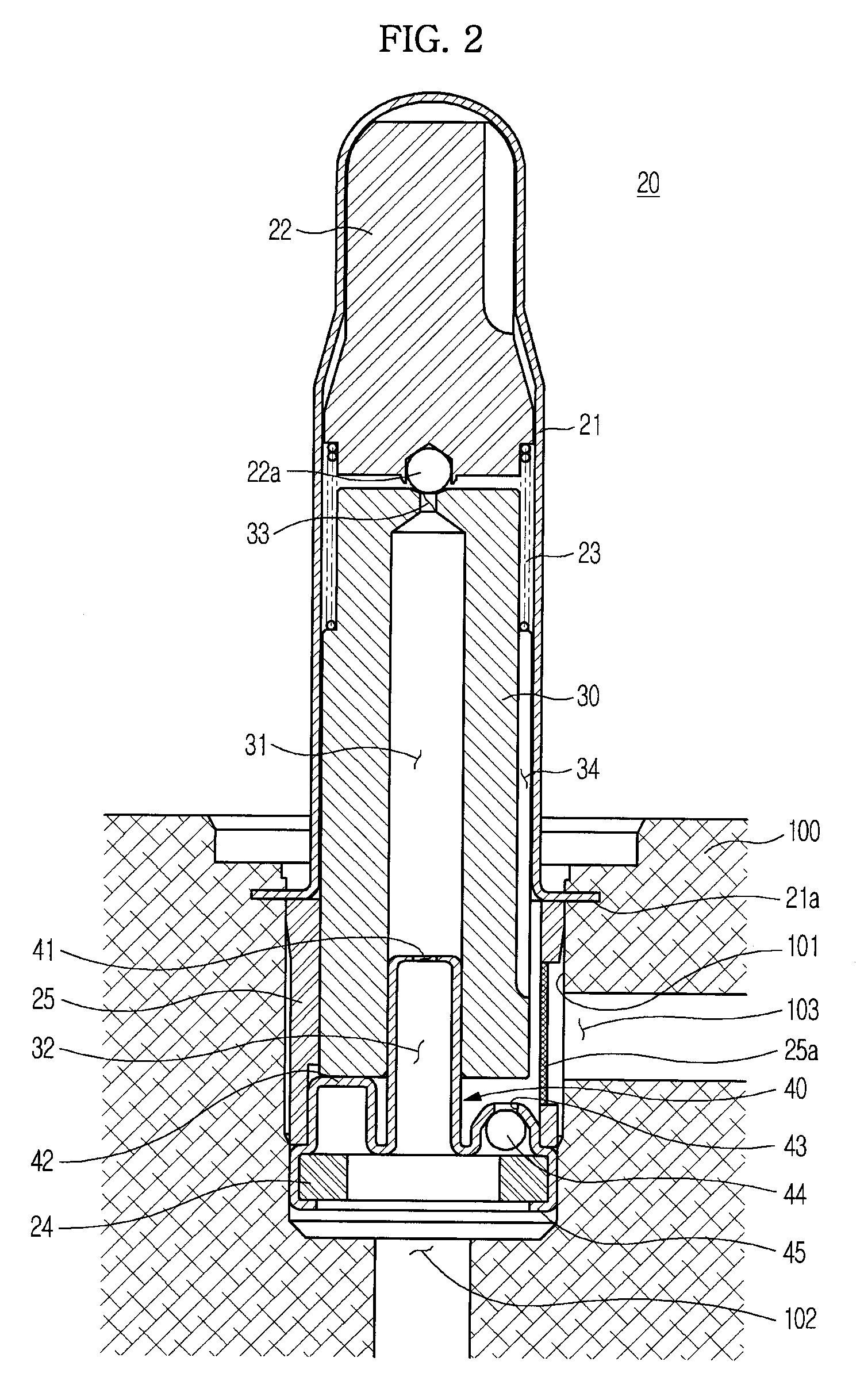 Solenoid valve for brake system