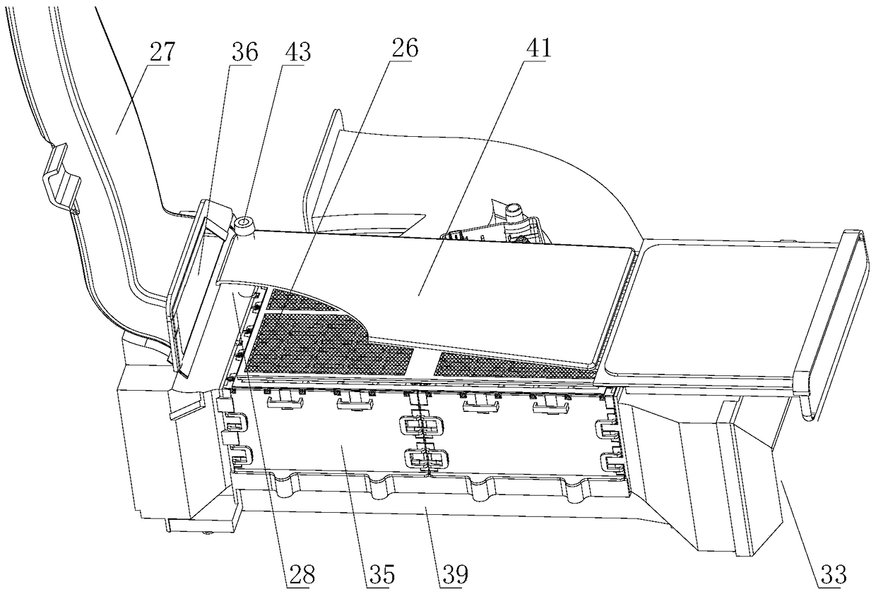 A flushing structure of a heat exchanger