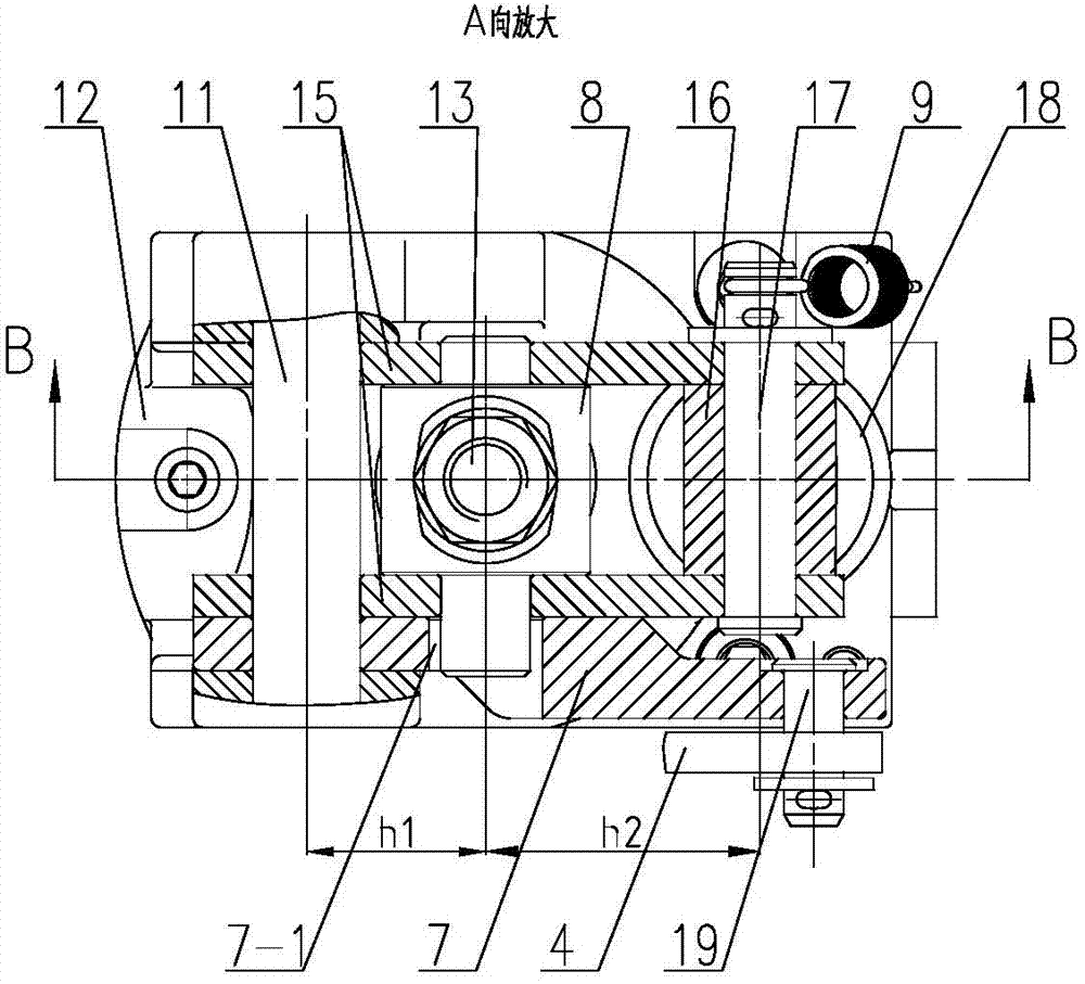 Hand braking control mechanism of roller tractor