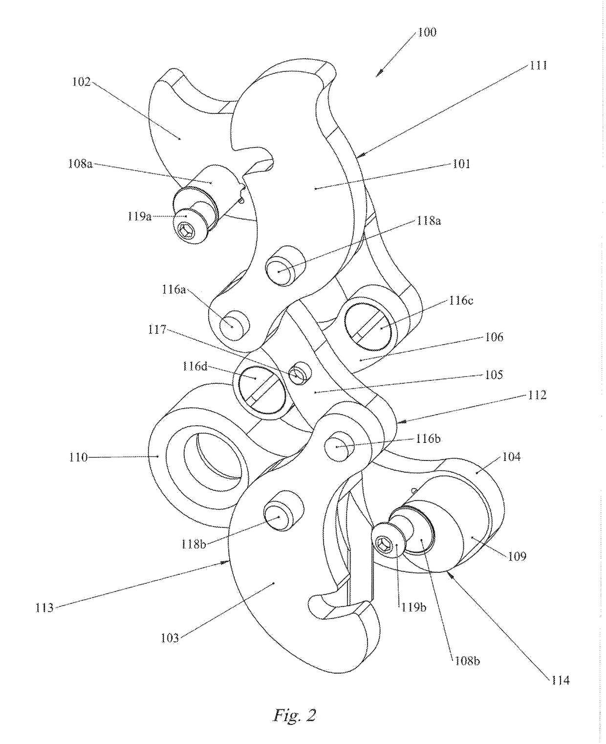 On-rope work positioning device