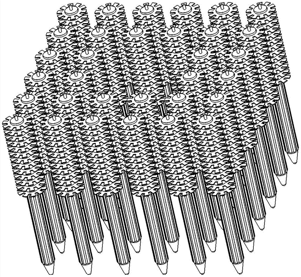 Absorption refrigerator condenser based on heat tube bundle with coagulation strengthening function