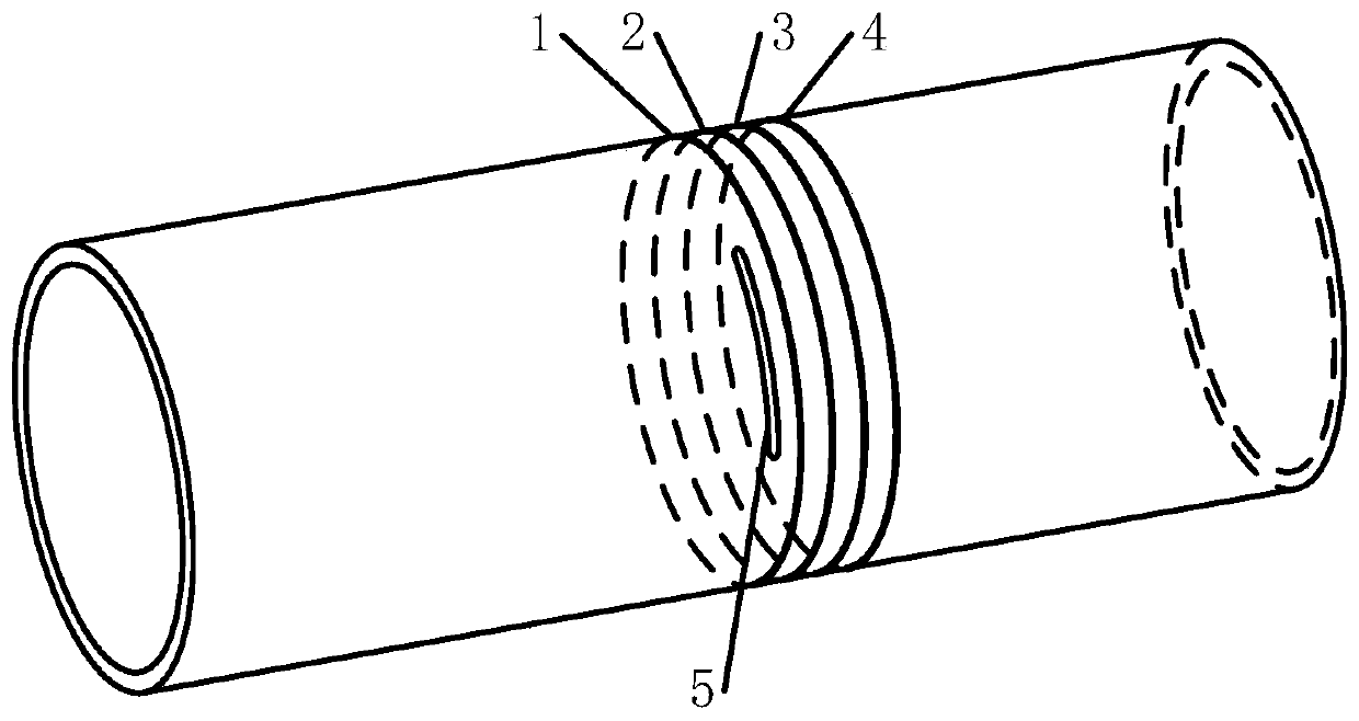 A pressure pipeline crack identification method based on distributed optical fiber sensing technology