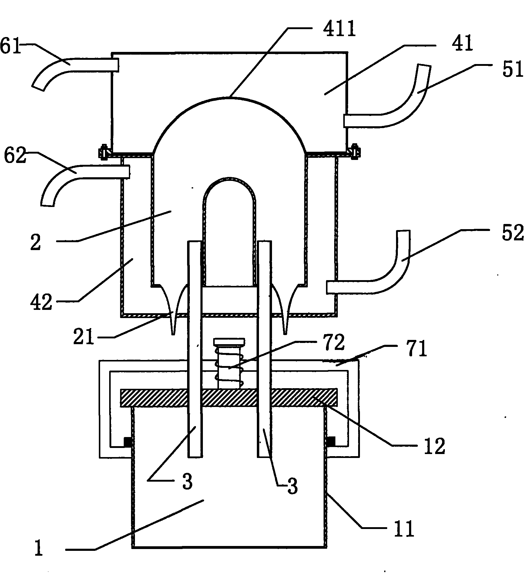 Traditional Chinese medicine extraction method and special device