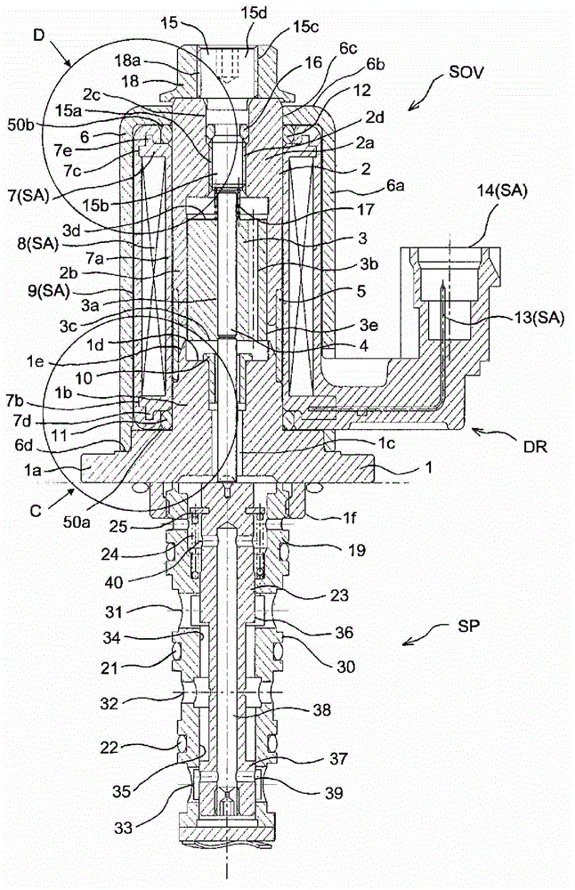 Electromagnetic drive unit