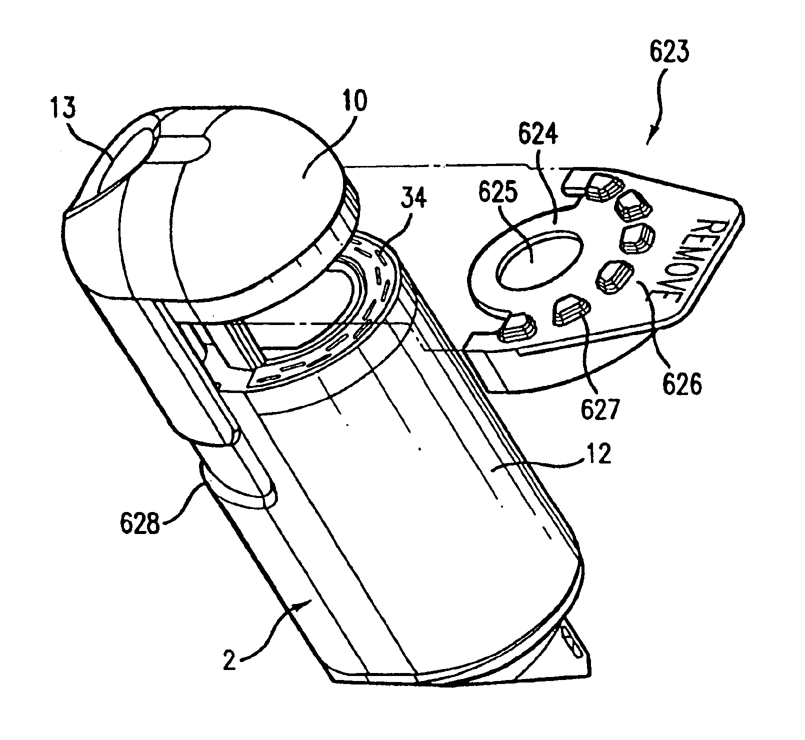 Integrated surgical staple retainer for a full thickness resectioning device