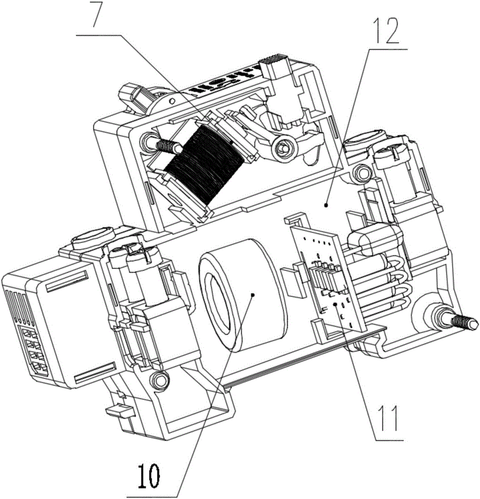 Energy-saving residual current circuit breaker