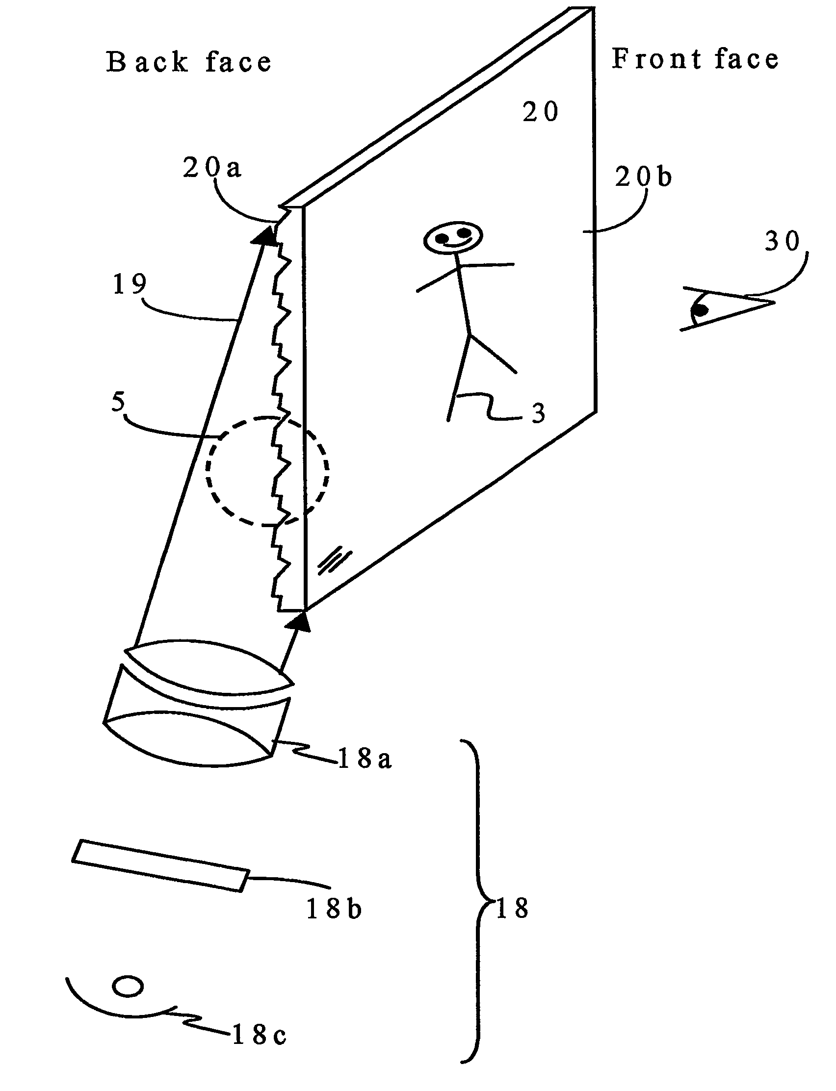 Rear projection screen, and rear projection system using the screen