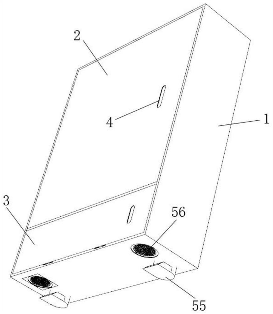 Power distribution box convenient for safety management