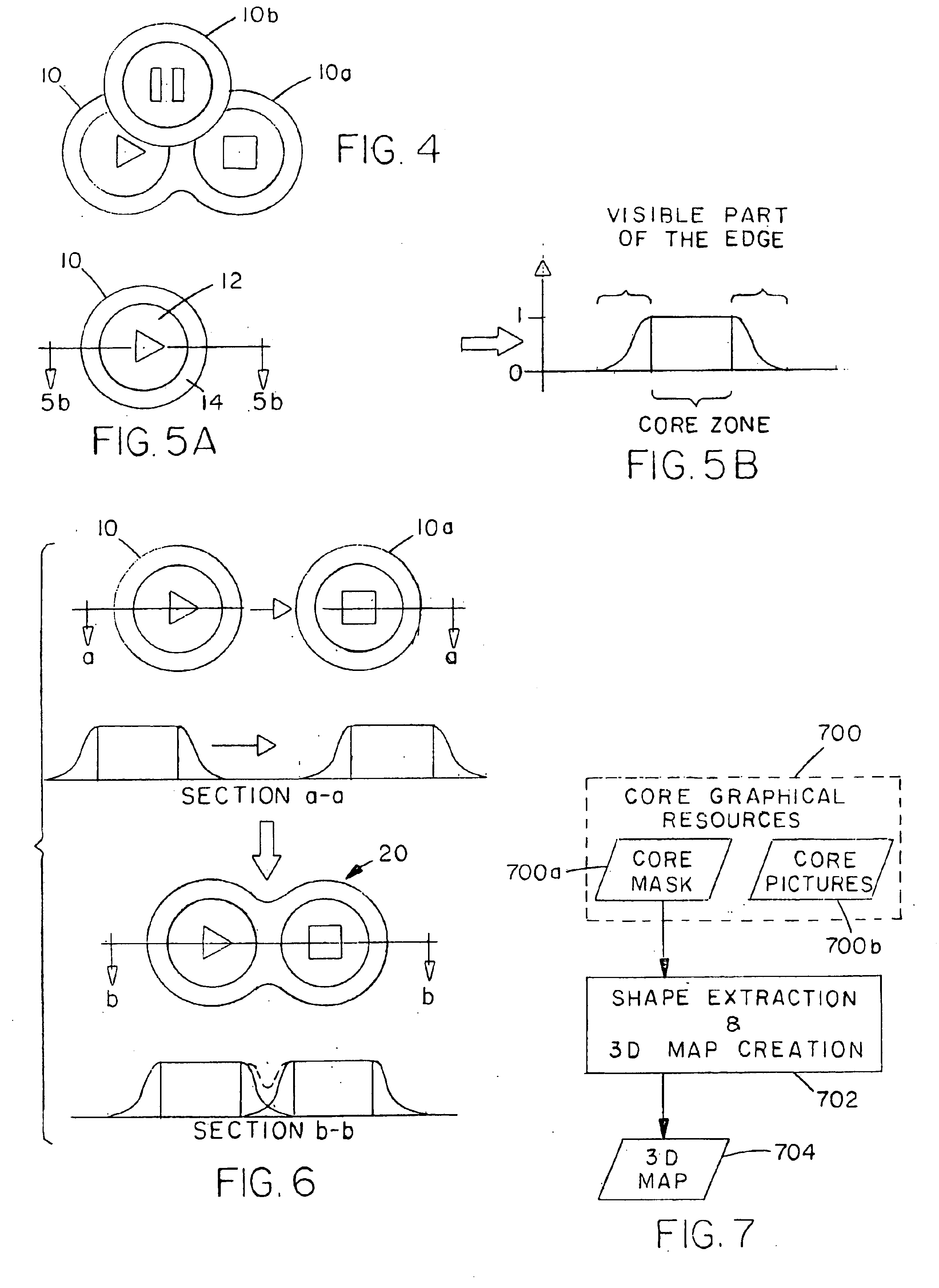 Graphical user interface with moveable, mergeable elements