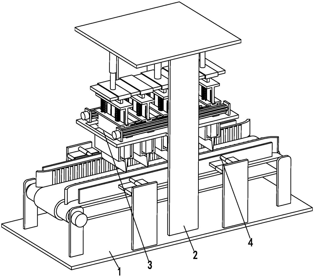 Automatic rubber cutting equipment and automatic rubber cutting method