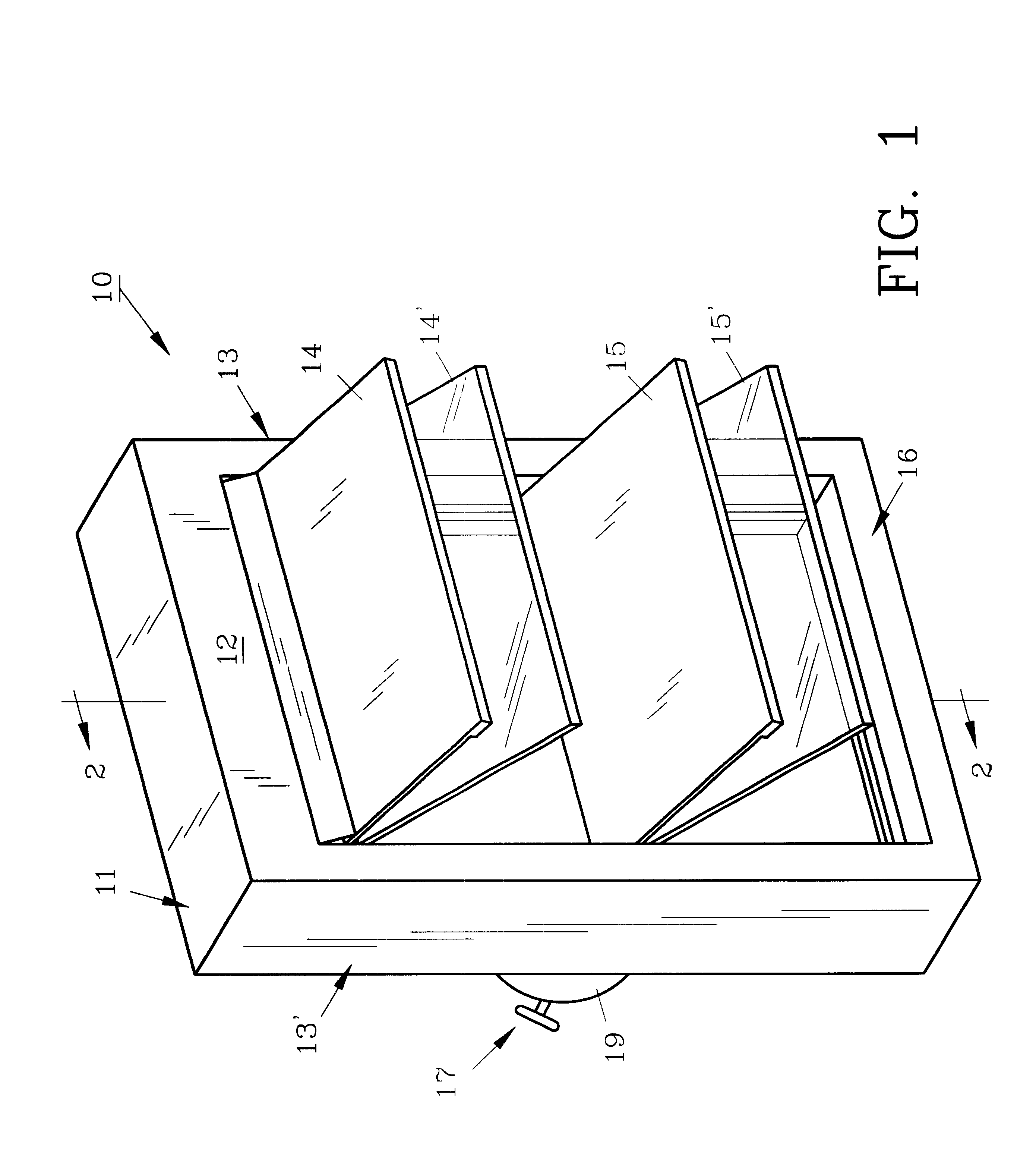 Dual panel jalousie assembly with independent panel movement