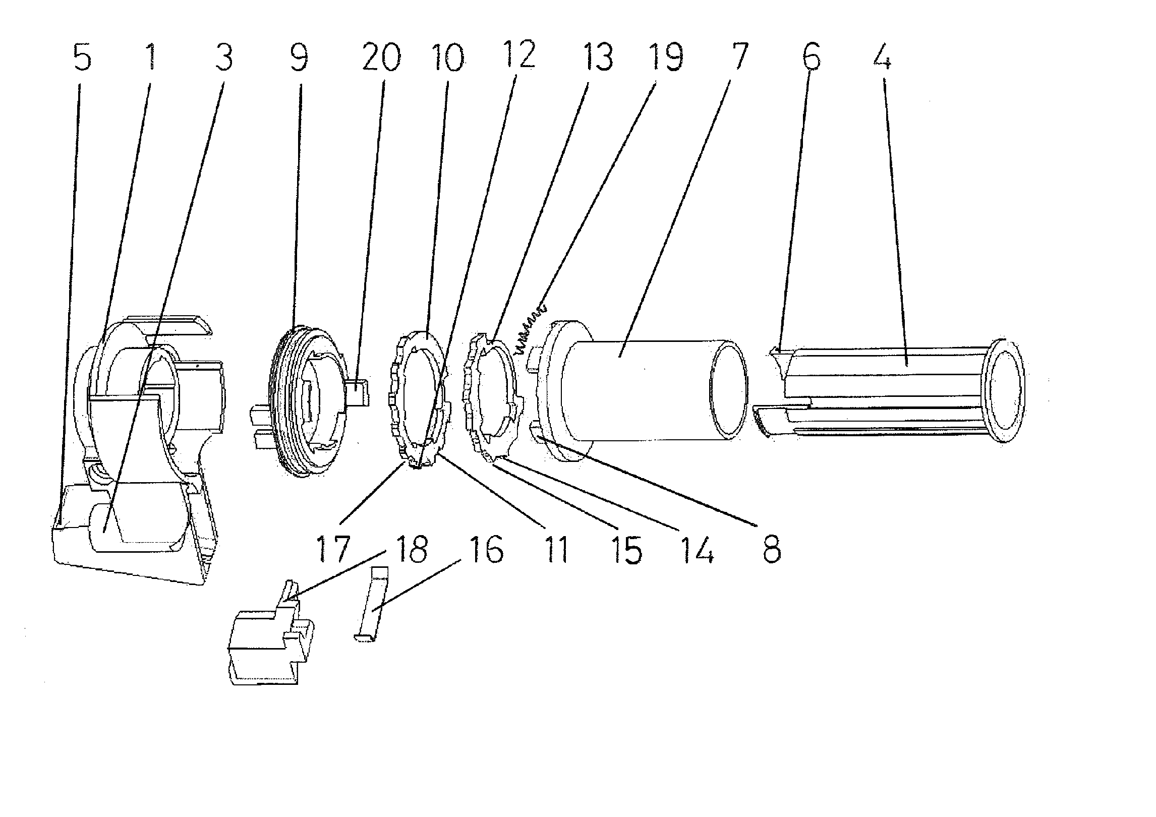 Shifter for a bicycle transmission