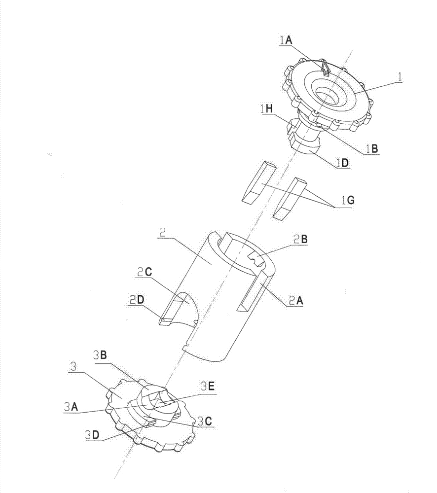 Dividing cut-off clip for safety vein puncture needle