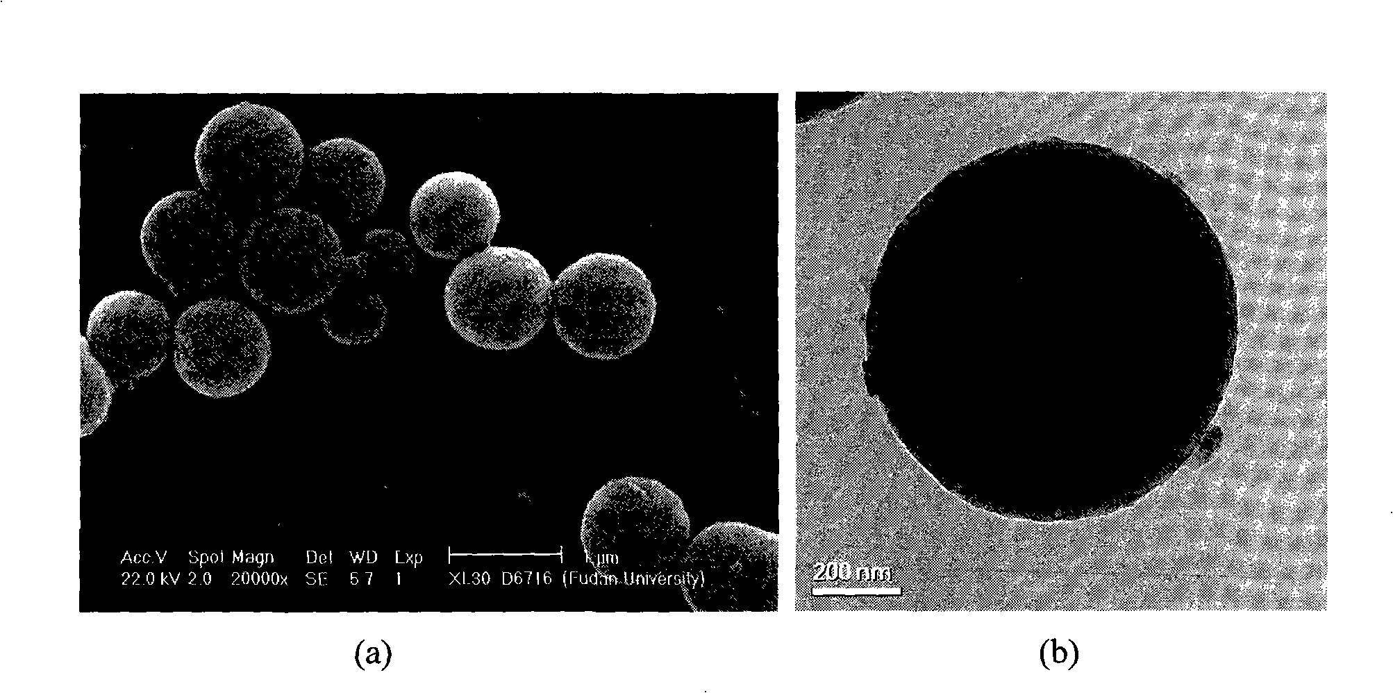 One-step synthesis method of surface loaded magnetic Fe2O3 nano-particle colloidal carbon ball