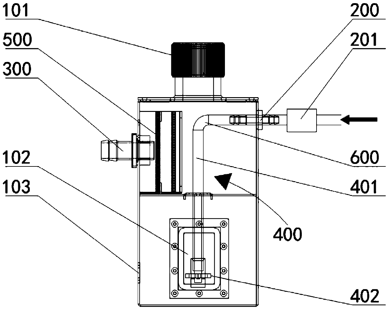 Novel aerosol fogging oil tank