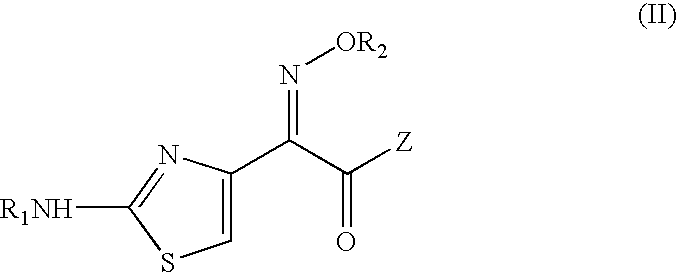 Intermediate cefdinir salts