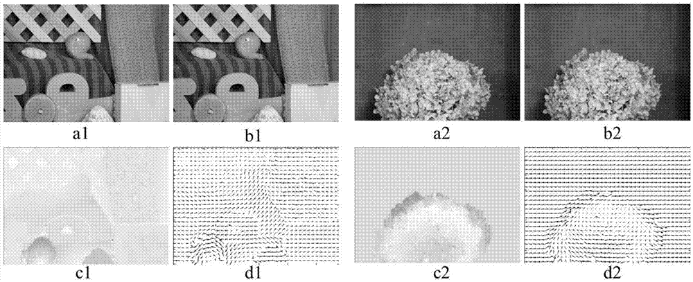 Robust optical flow field estimating method based on TV-L1 variation model