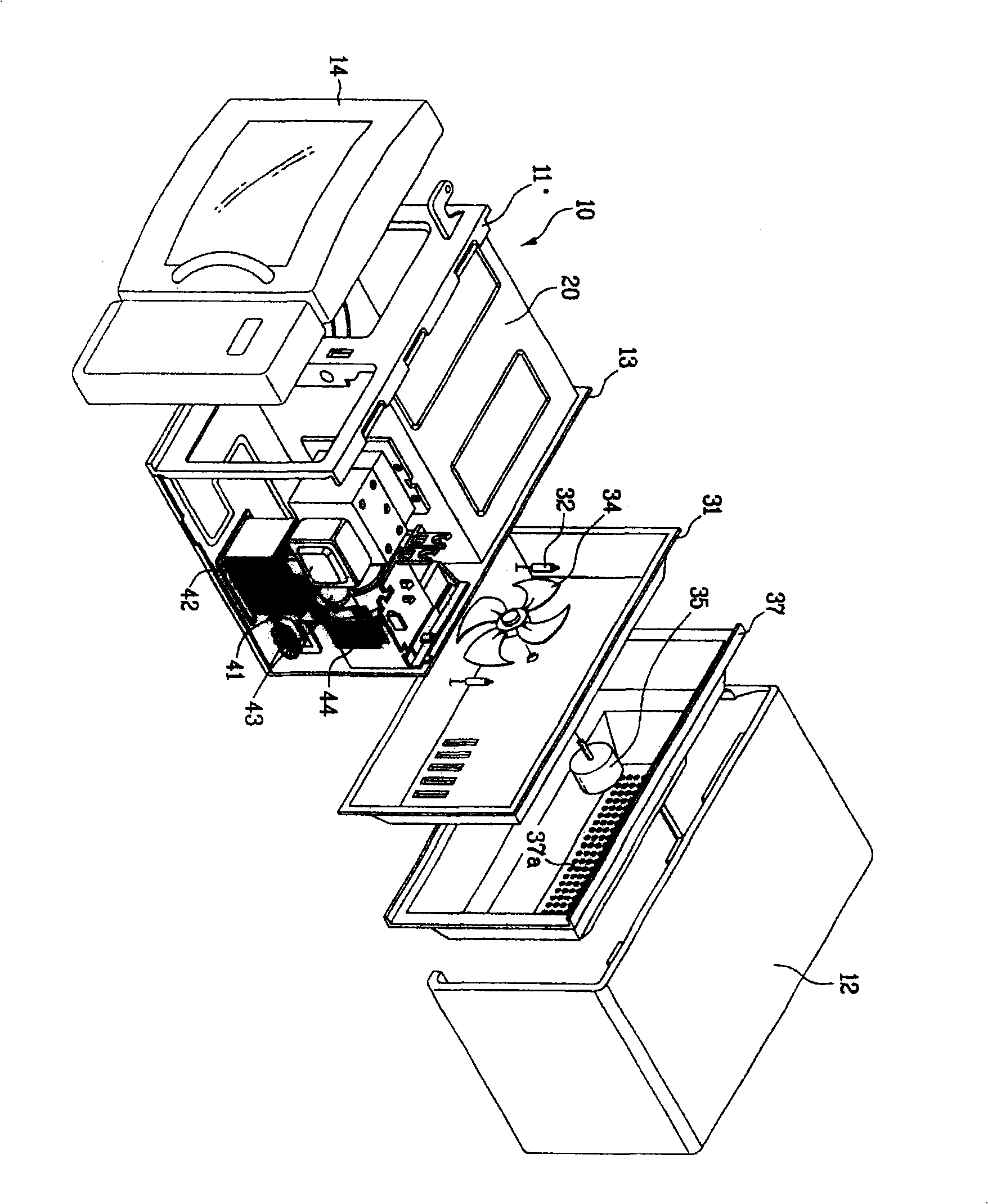 Convective microwave oven