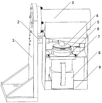 Chip removal device of robot drilling end effector