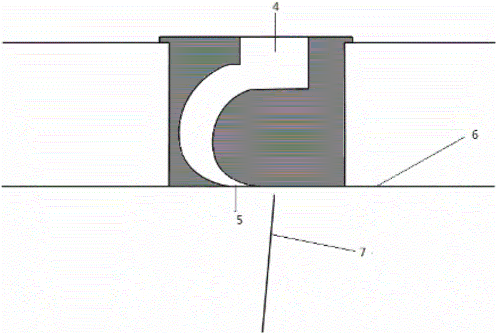 Stability enhancement device for circumferential air blowing of tail edge of axial flow compressor