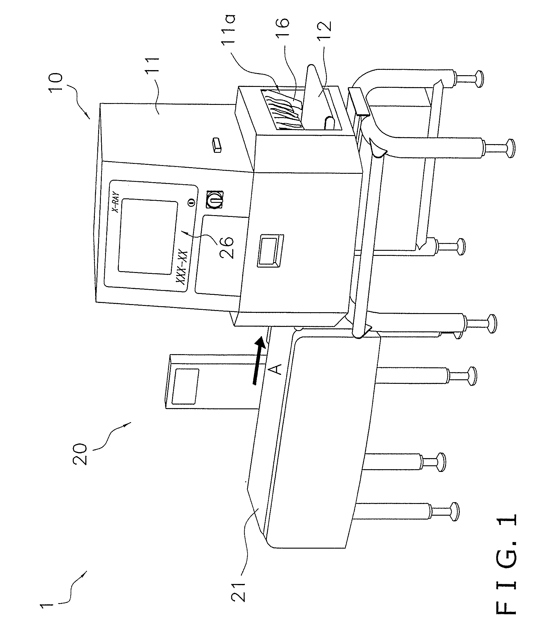 Weight inspection apparatus and weight inspection system provided therewith