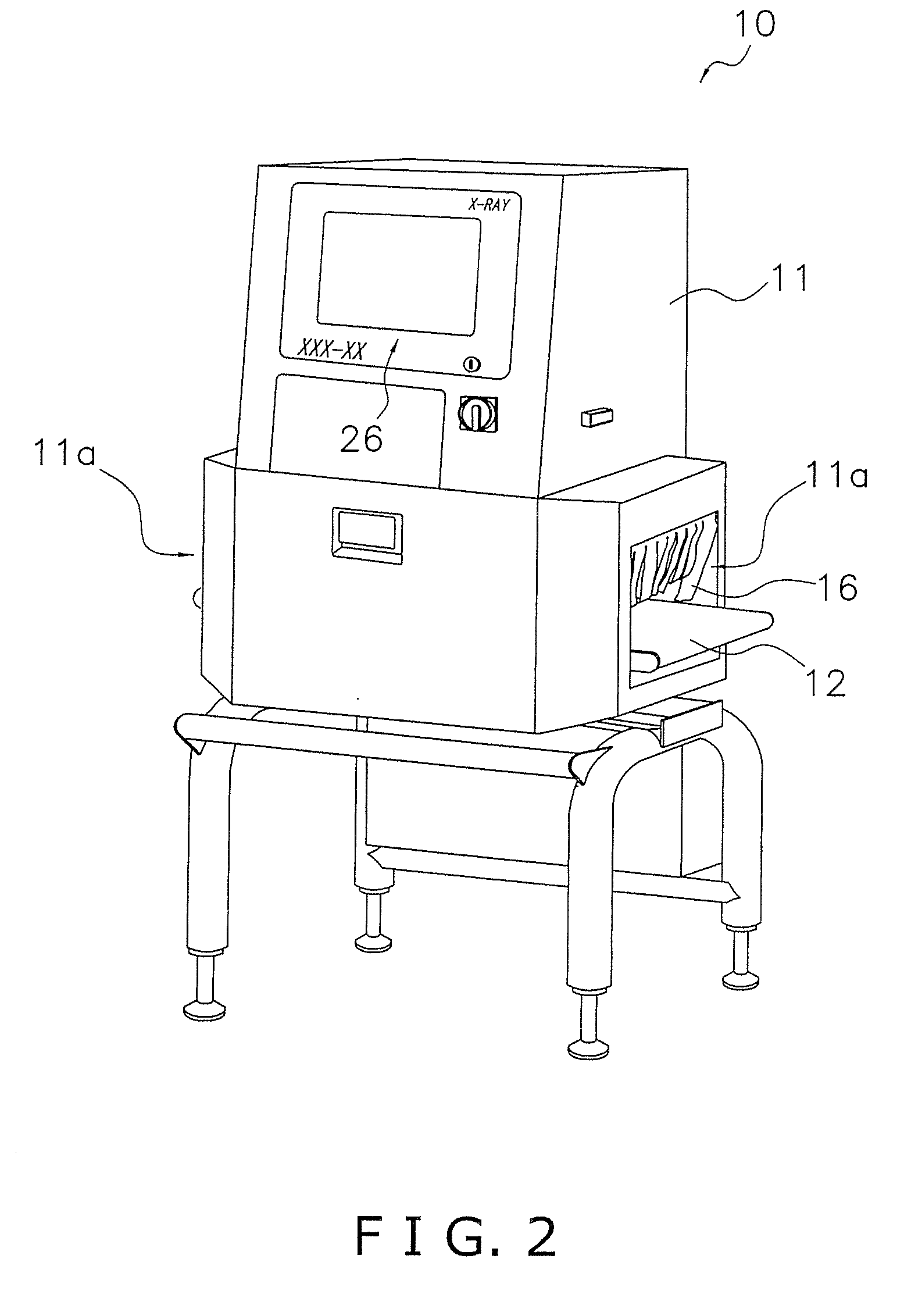 Weight inspection apparatus and weight inspection system provided therewith