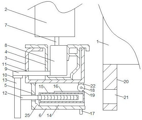 An elevator landing door system