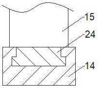 An elevator landing door system