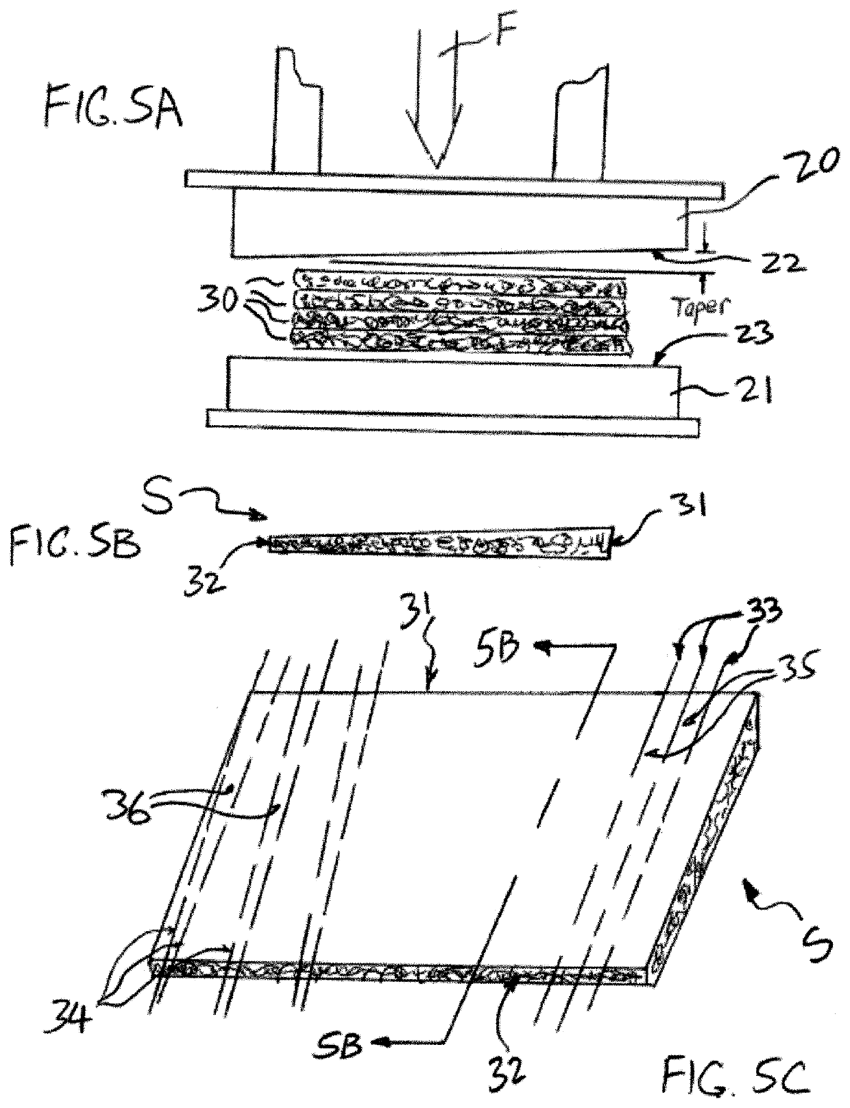 Absorbent inserts for tooth cavities