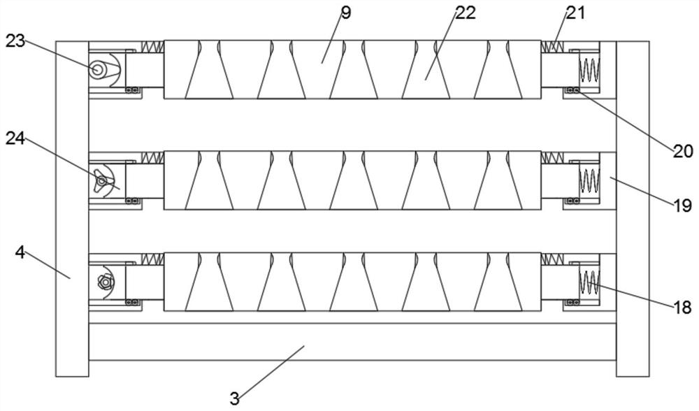 Automatic weight grading device for fish processing