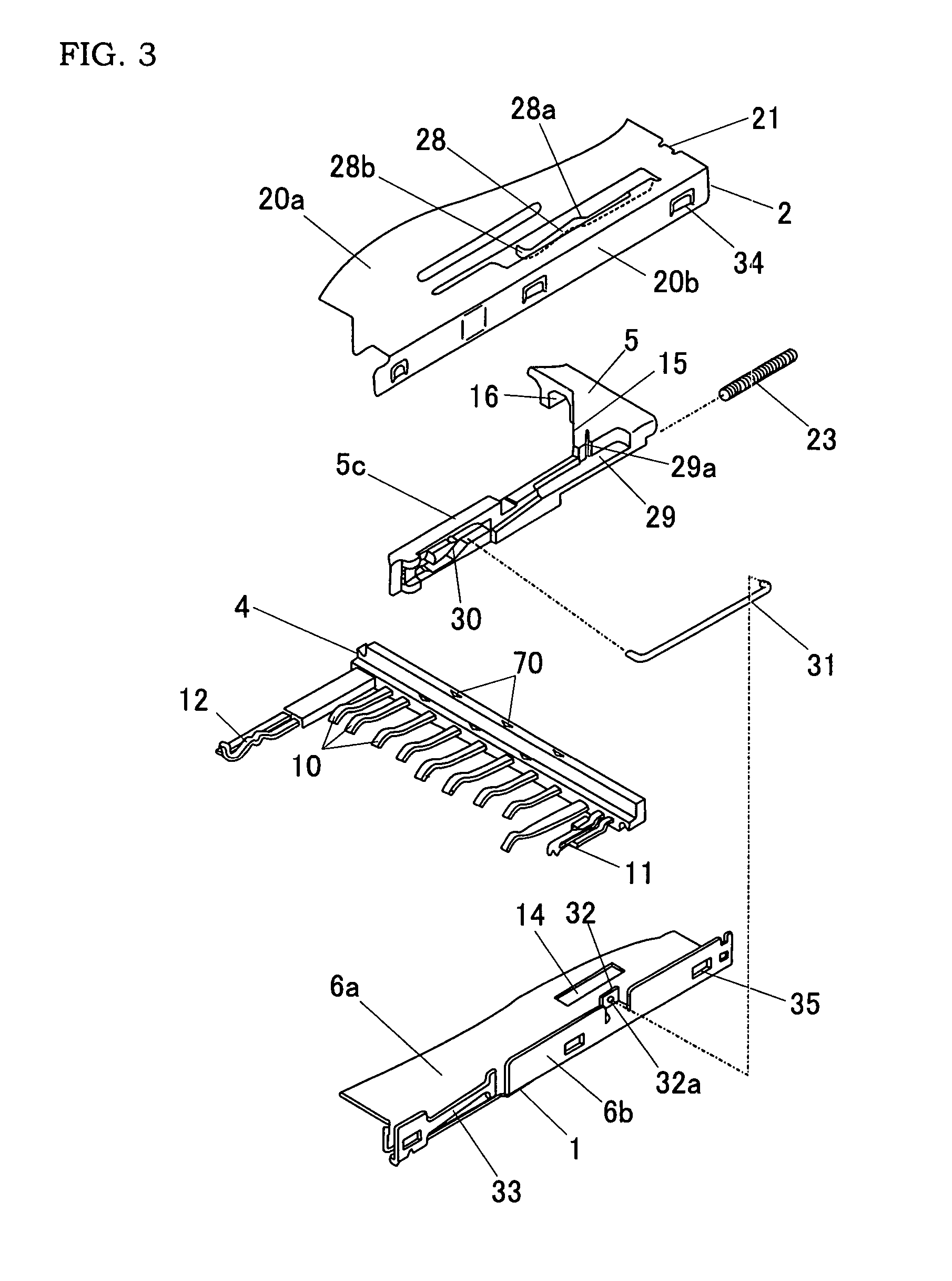 Memory card connector