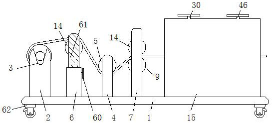 Spinning machine discharging mechanism with tailoring structure