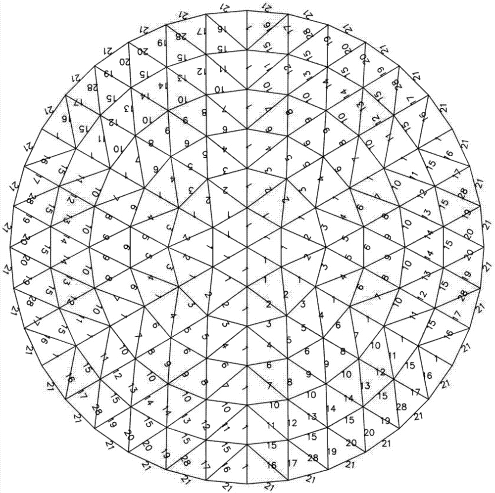 Construction method of grid-frame-platform-type overwater forests, gardens or orchards