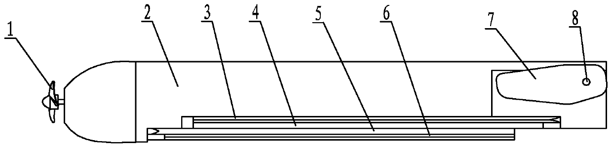 A variable grazing angle ejection tandem wing flying robot