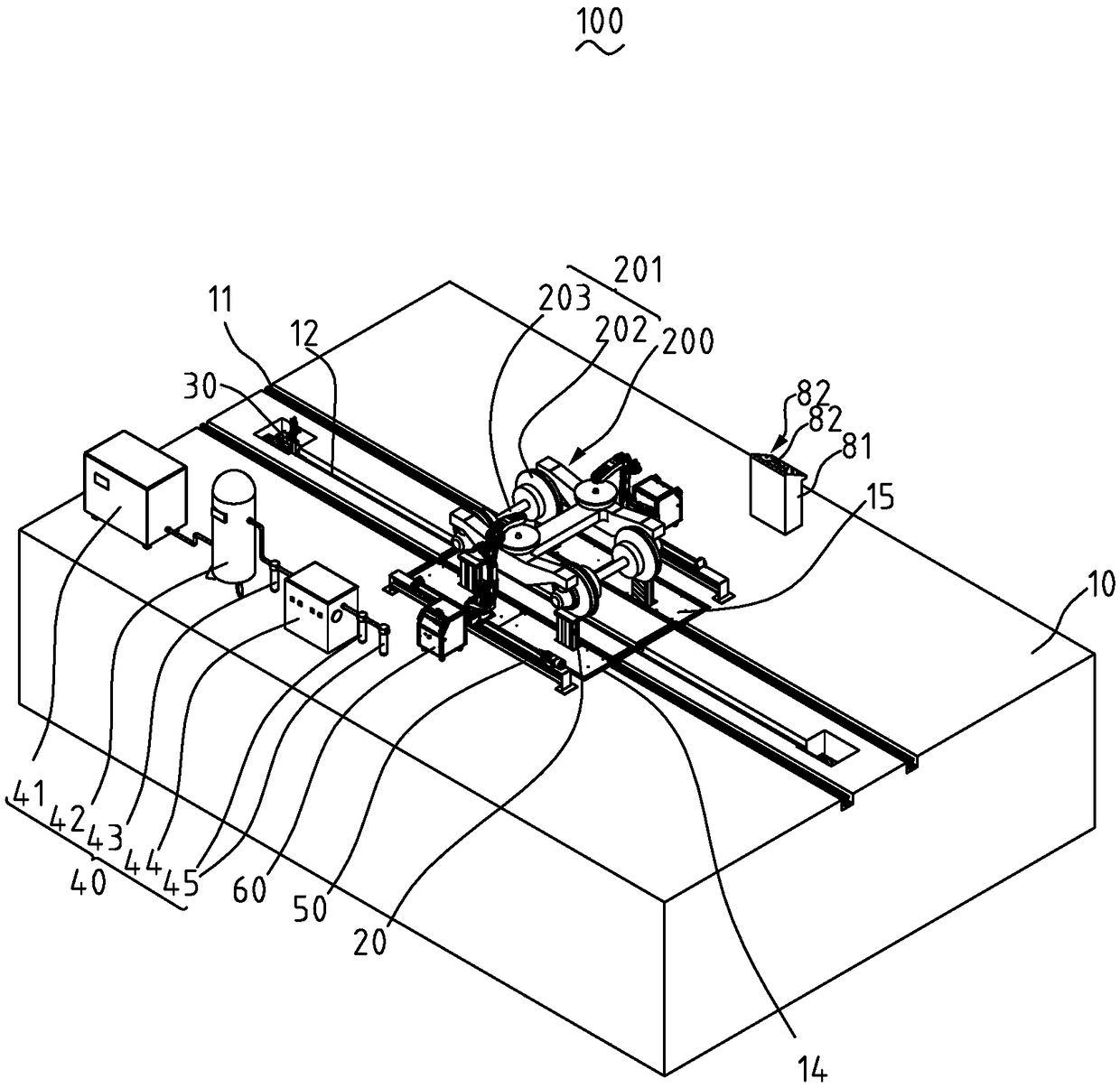 Bogie washing equipment