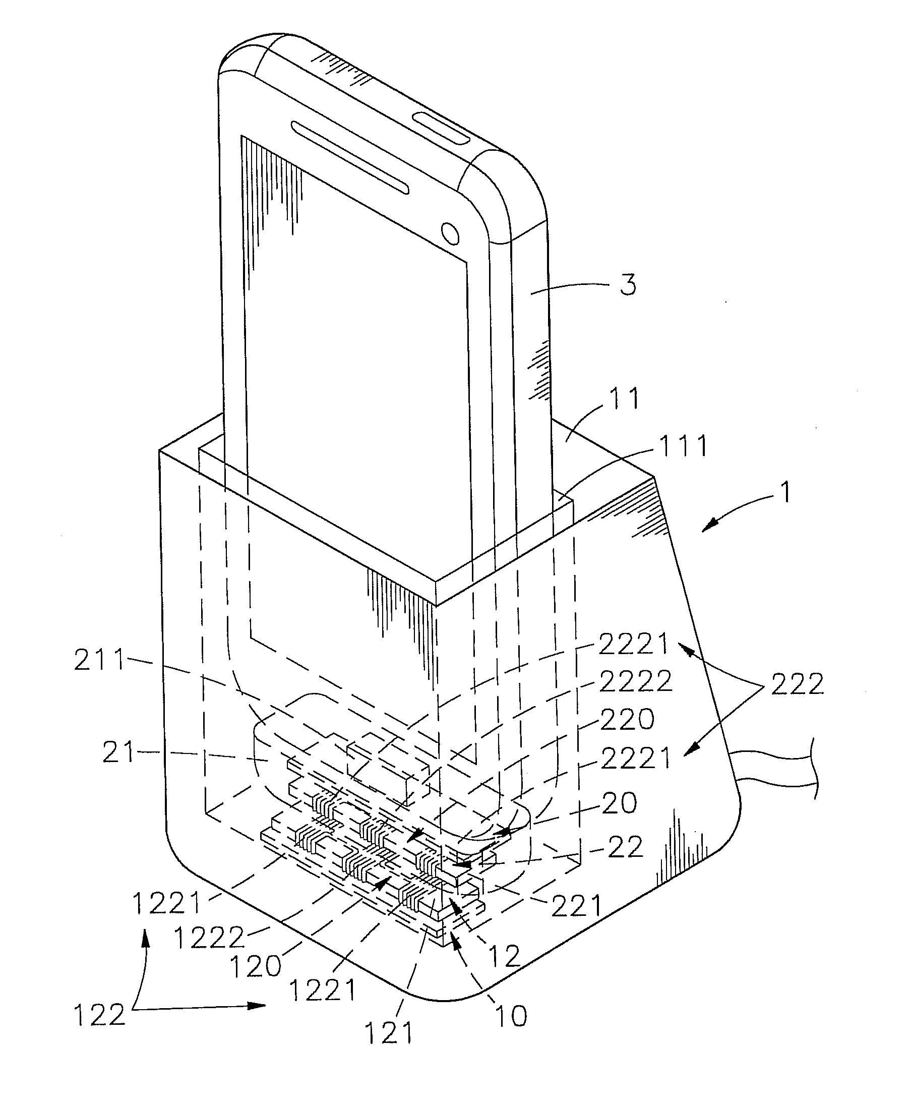 Slot-type induction charger