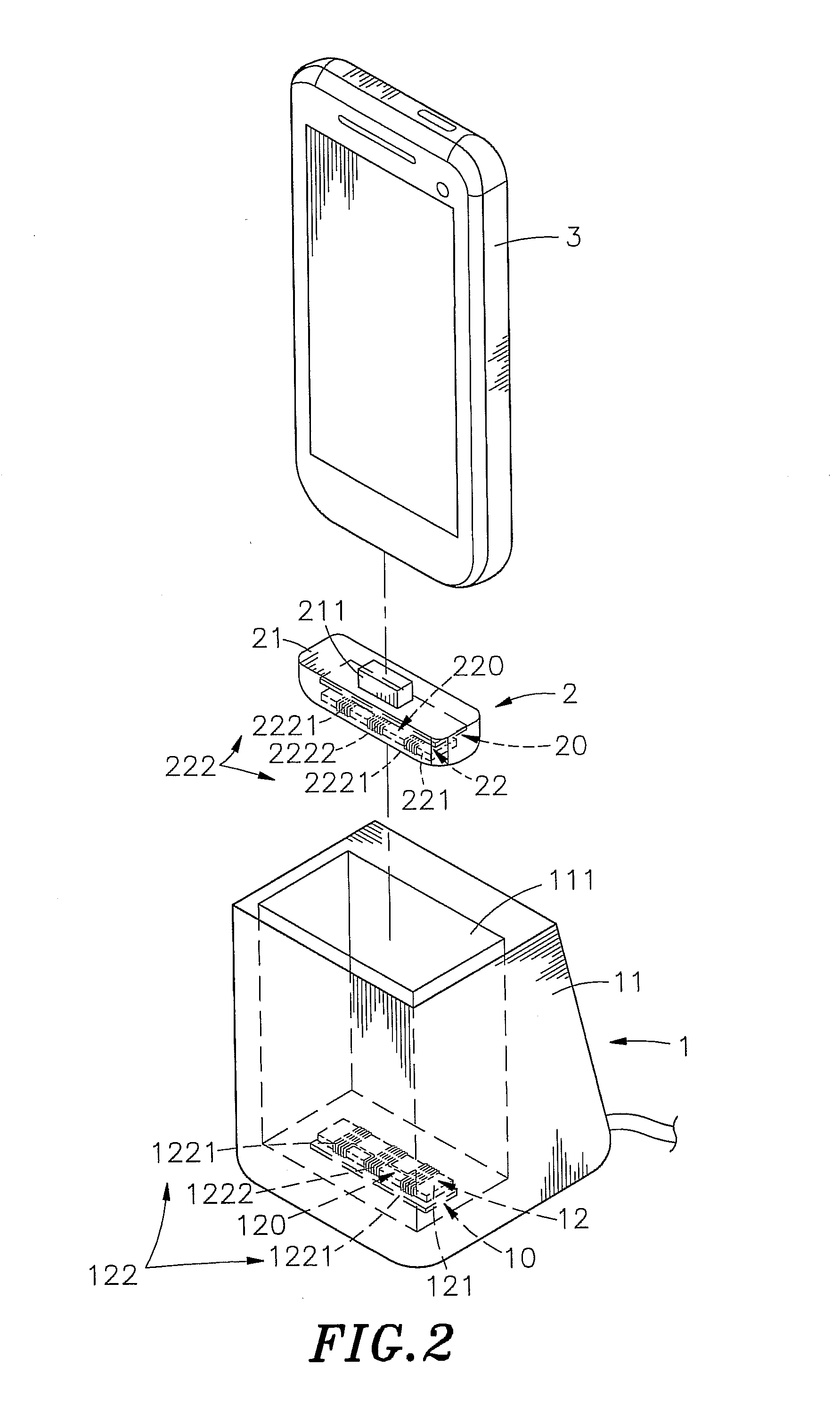 Slot-type induction charger