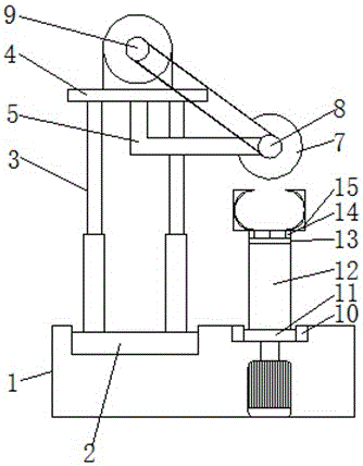 Grinding processing device of spring