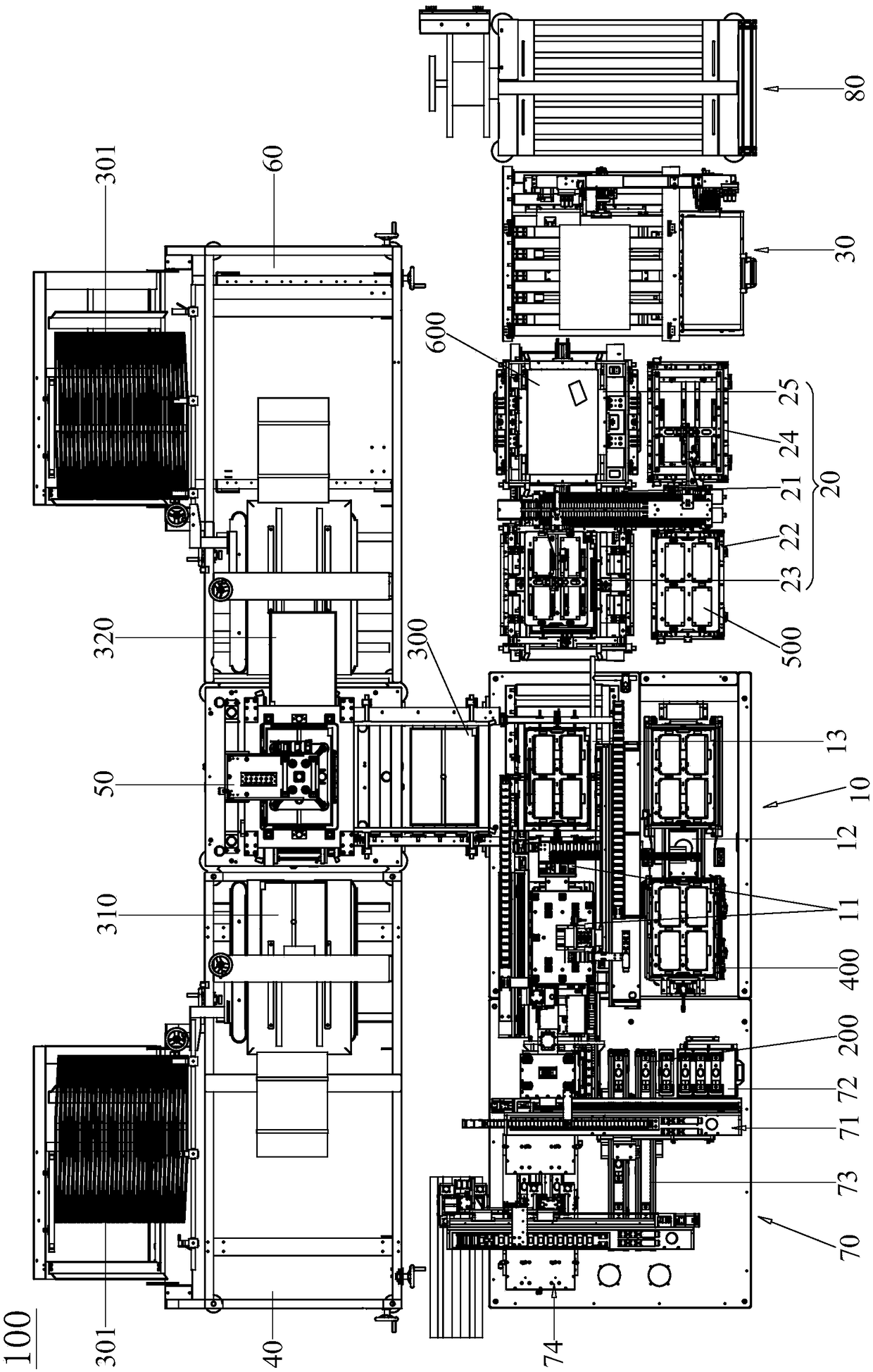 Battery packaging line